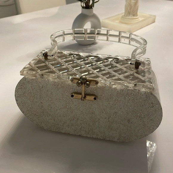 Charles Kahn 1950s Lucite Purse - Picture 1 of 4